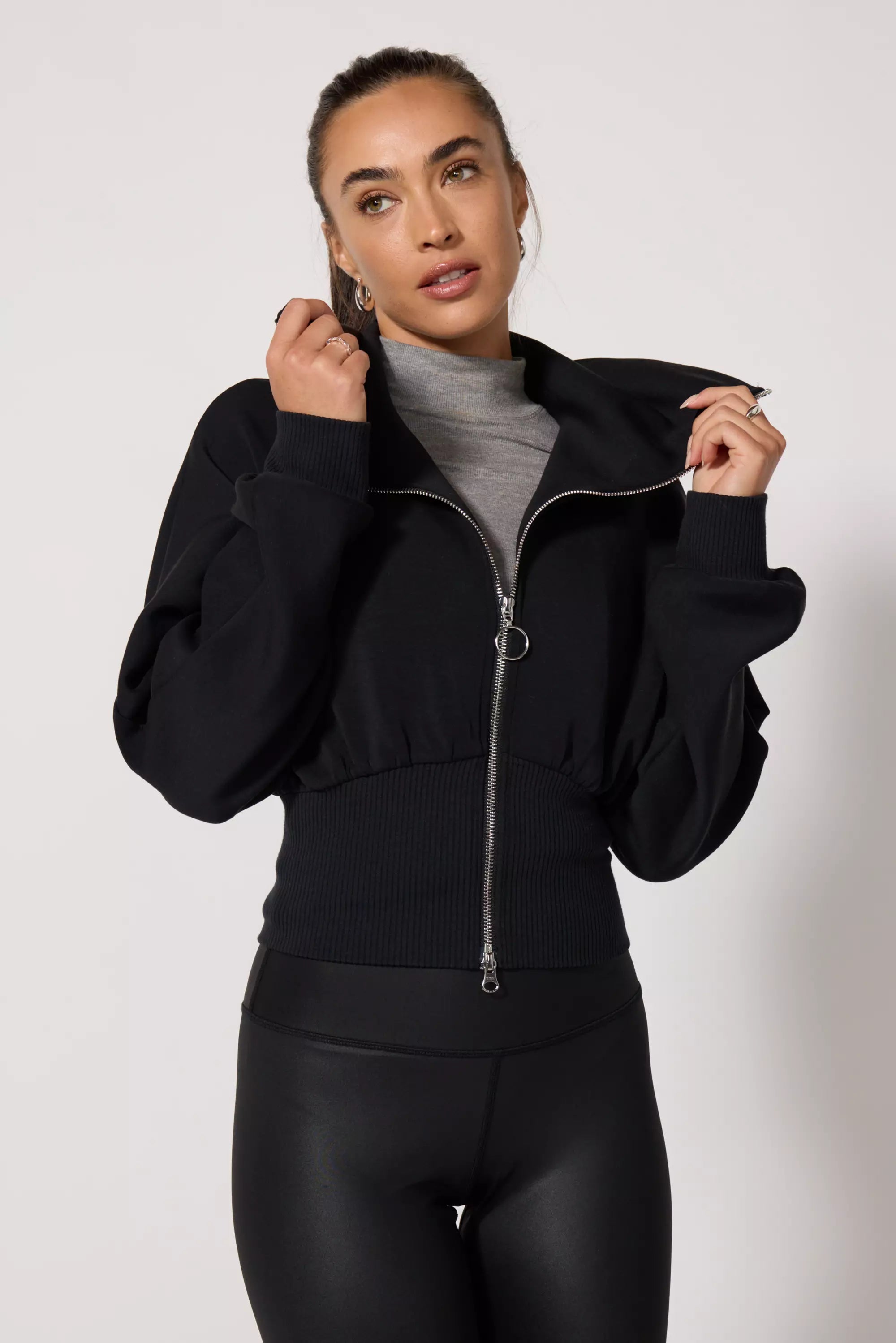 Dreamweave™ Corset Full Zip - Jet Black