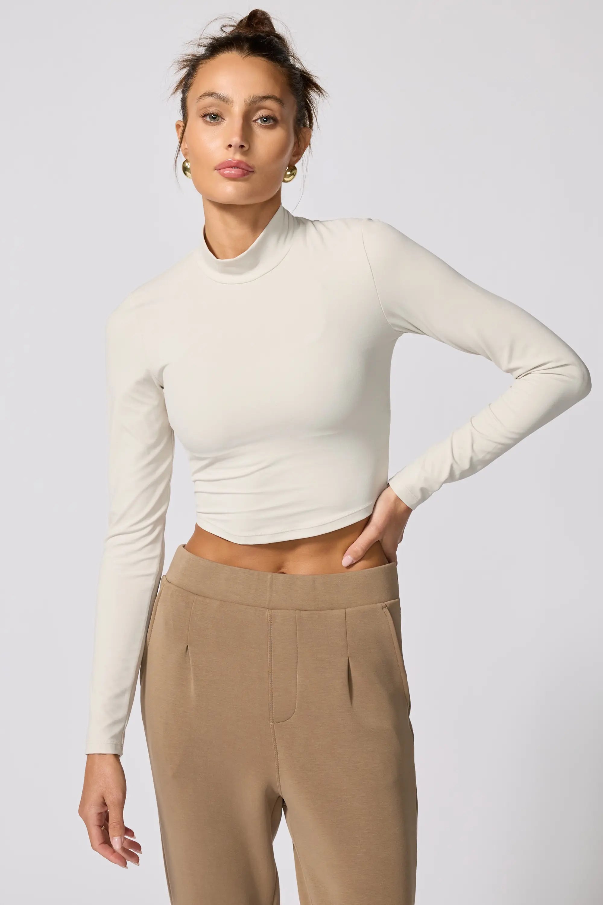 Cloud Open-Back Top - Moonbeam