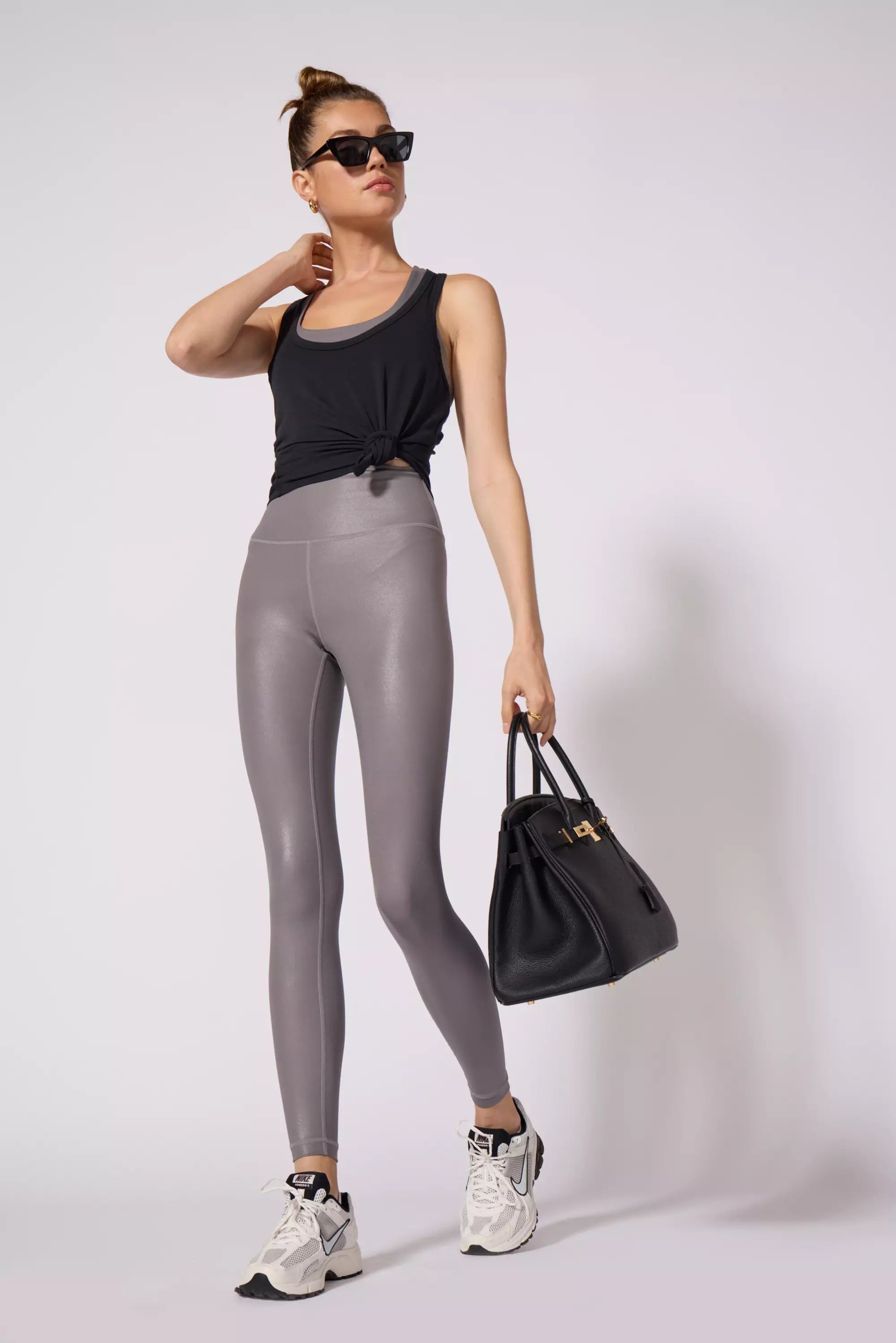 Breeze Racer Tank - Jet Black