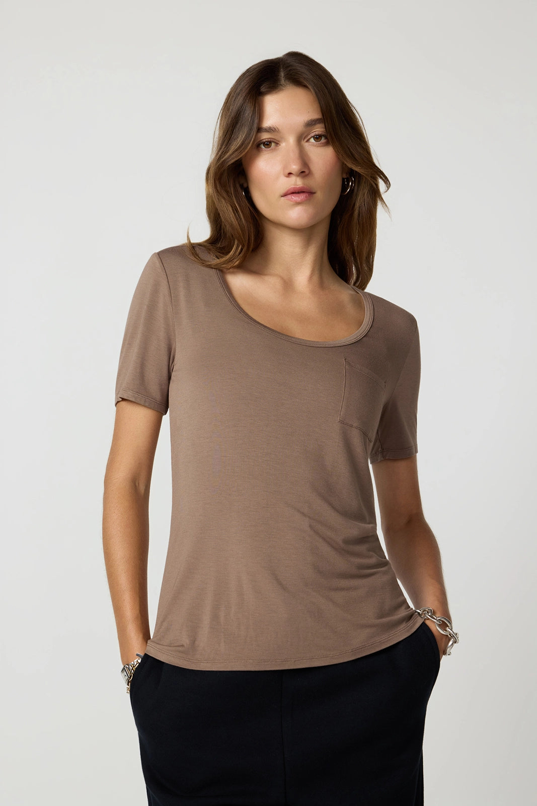Breeze Pocket Tee - Caribou