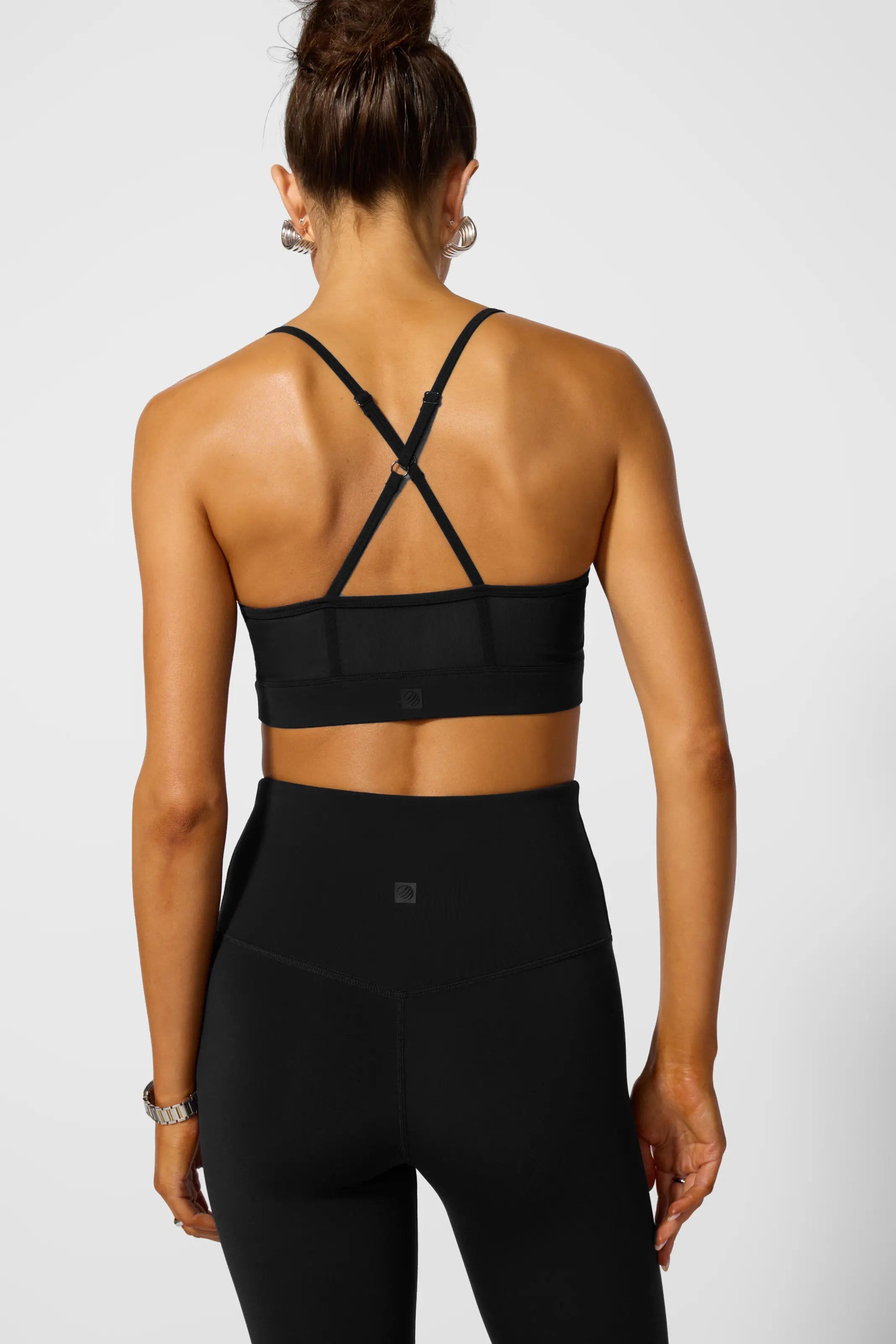 Sculpt Cross Back Bra - Black