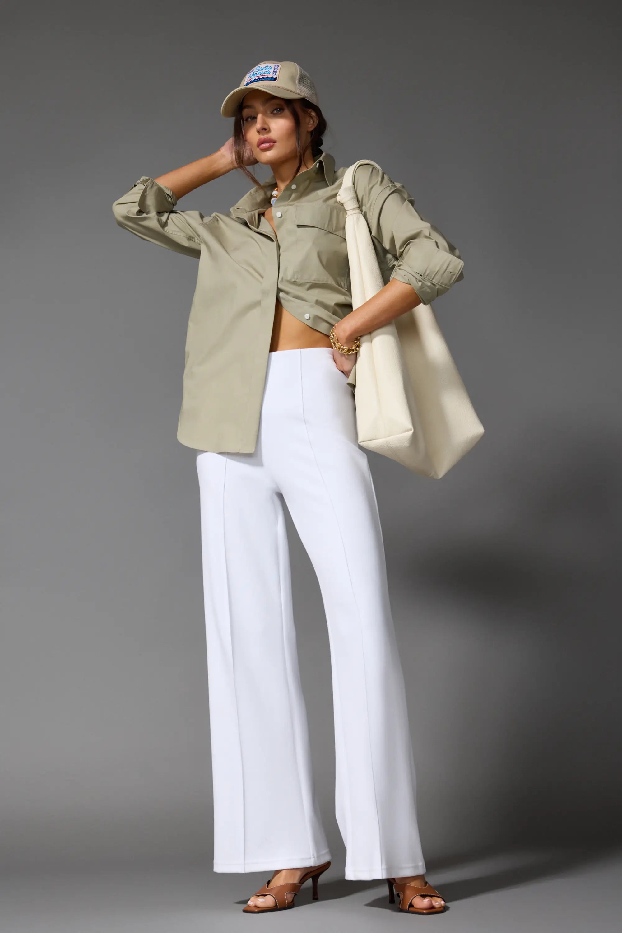 Button Up Shirt - Silver Sage