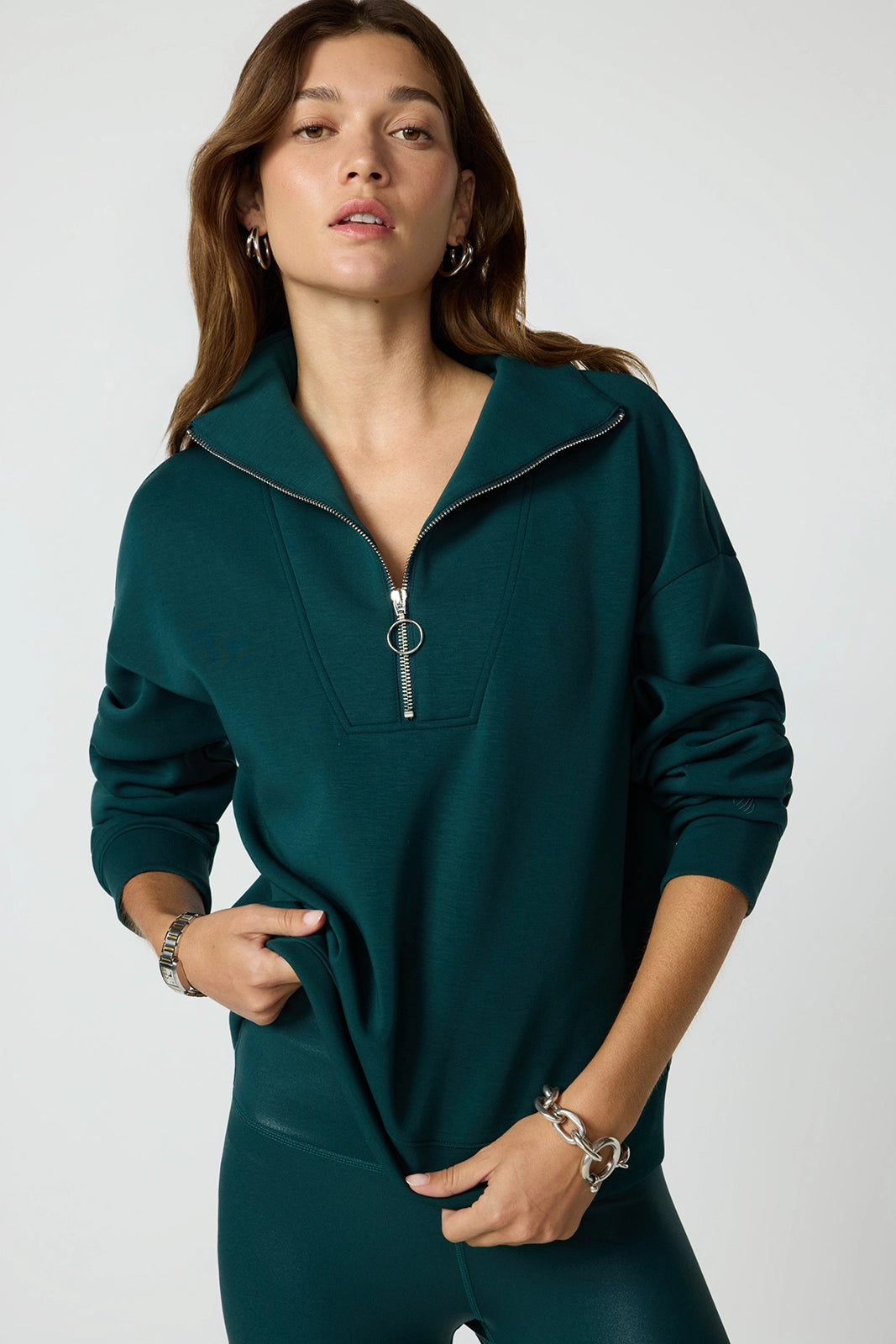 Dreamweave™ Long Sleeve Quarter Zip - Ponderosa Pine