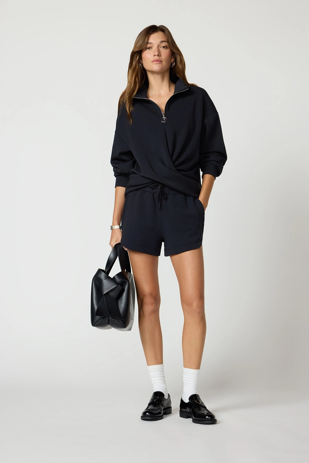 Dreamweave™ Crossover Pullover - Black