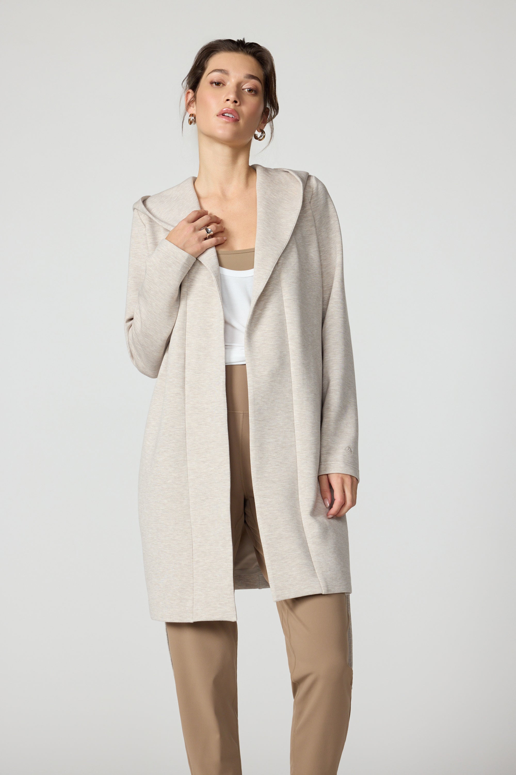 Dreamweave™ Cardigan - Htr Island Fossil