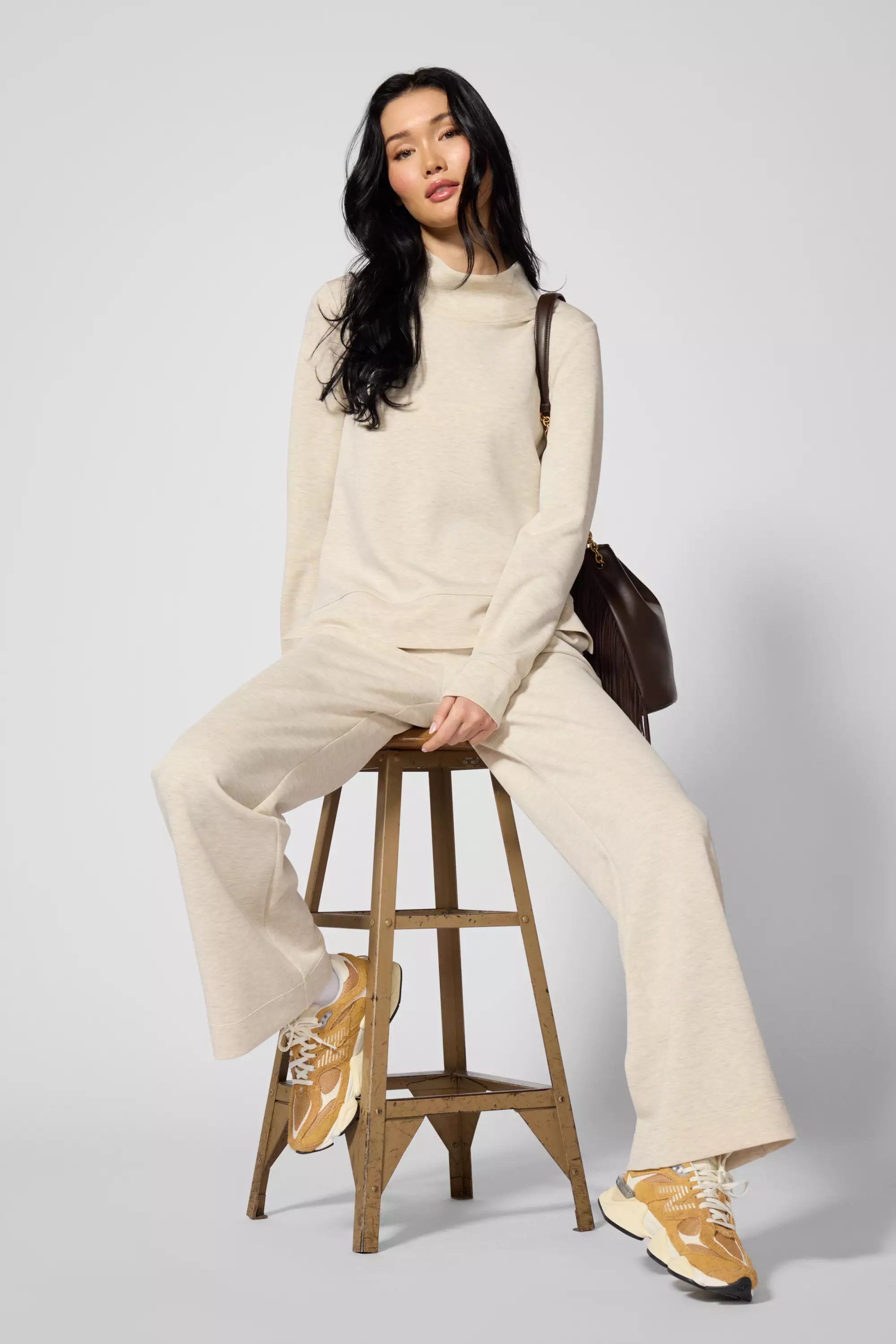 Dreamweave™ Relaxed Pant - Htr Brown Rice