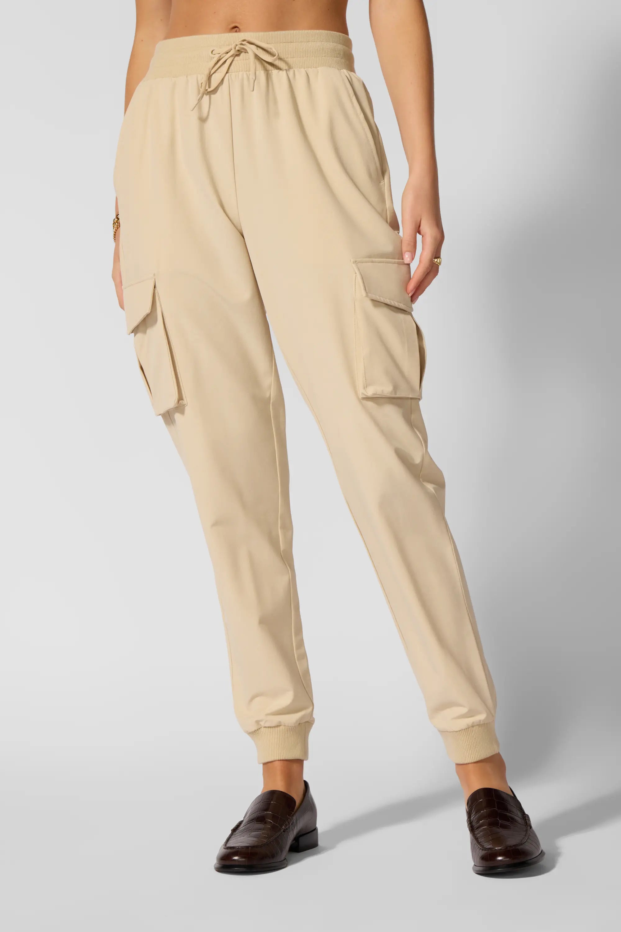 Ripstop Cargo Jogger - Brown Rice