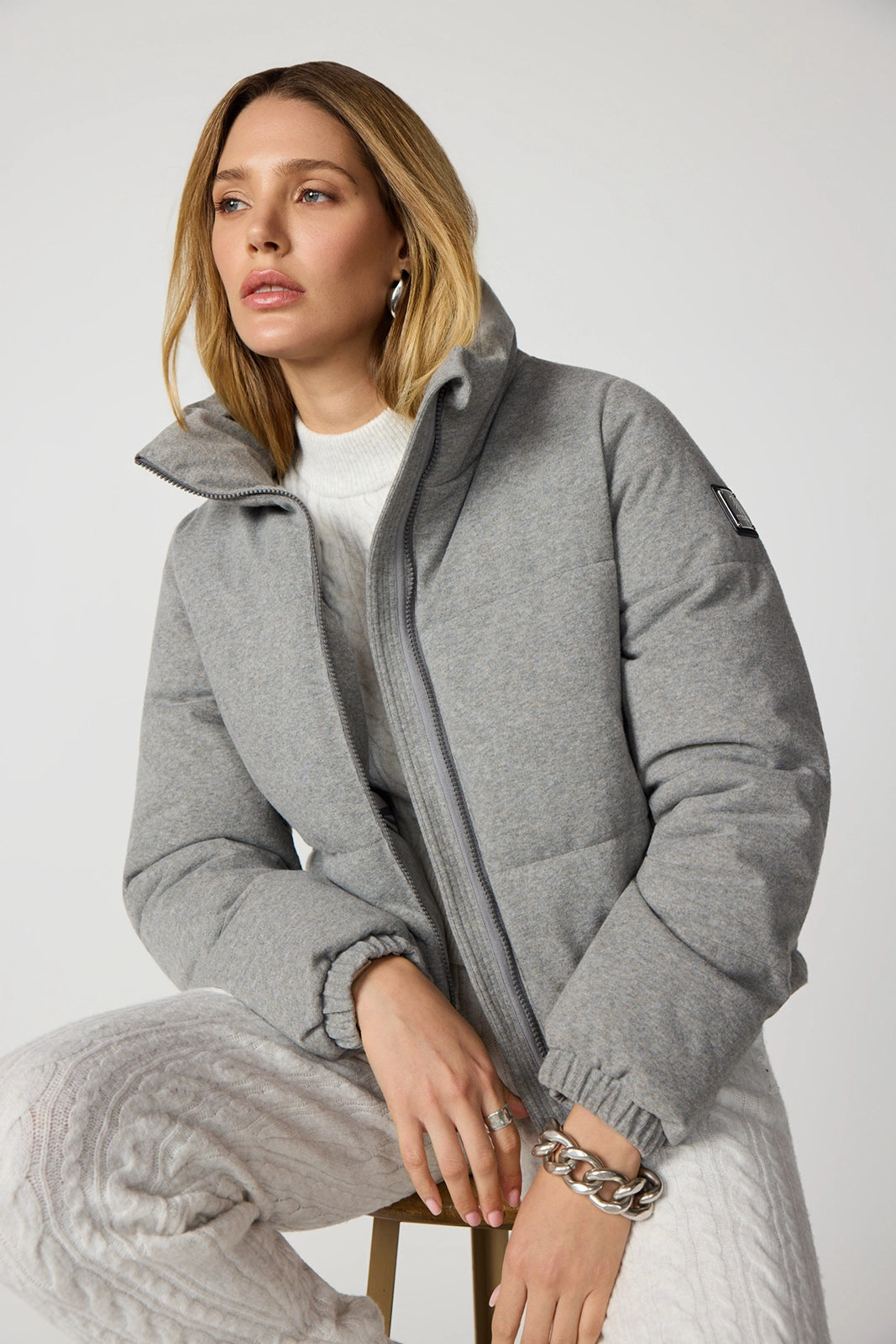 Heathered Jacket - Htr Steel Grey