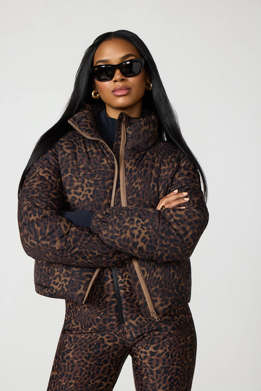 Matte Jacket - Caribou Leopard