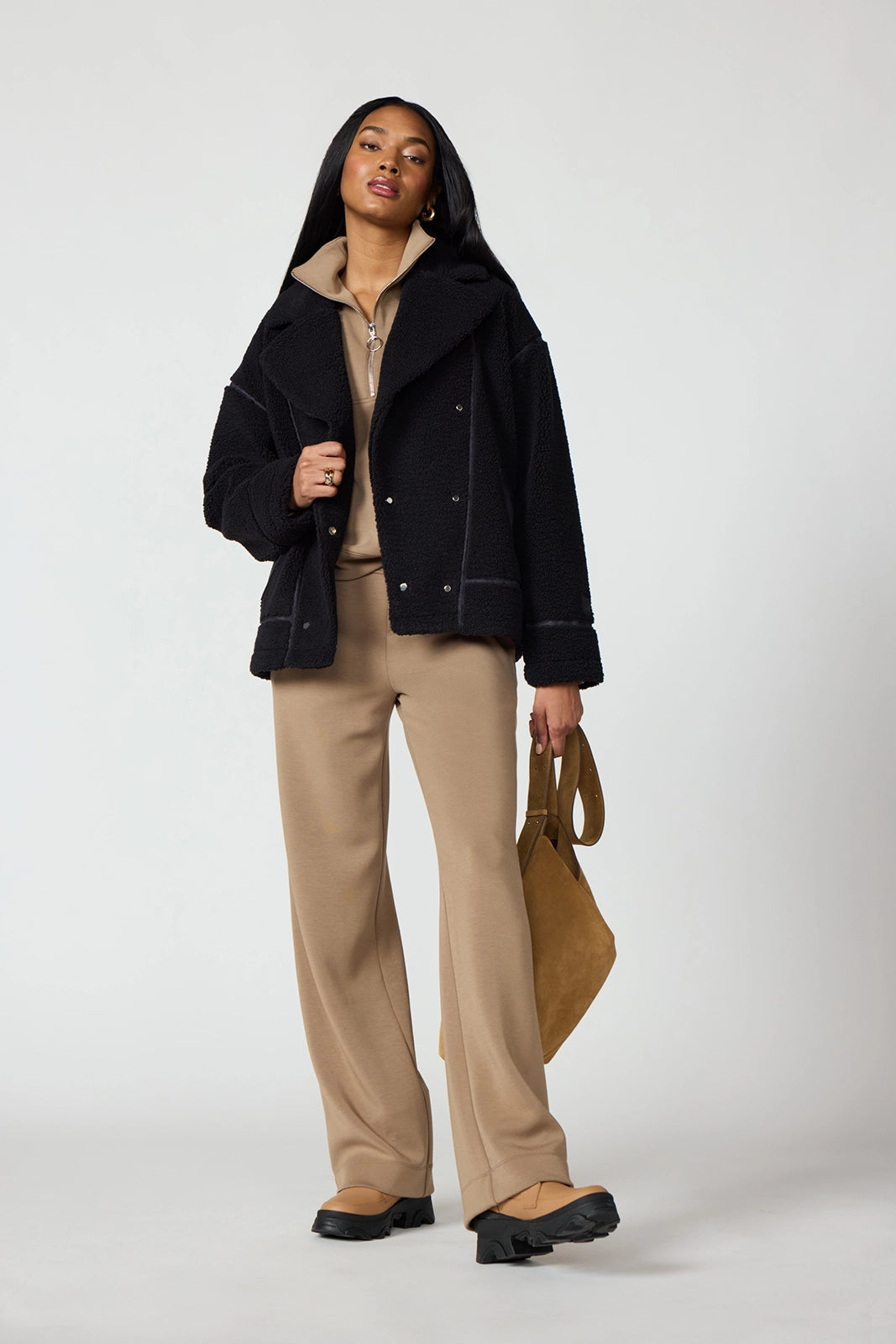 Berber Biker Jacket - Black