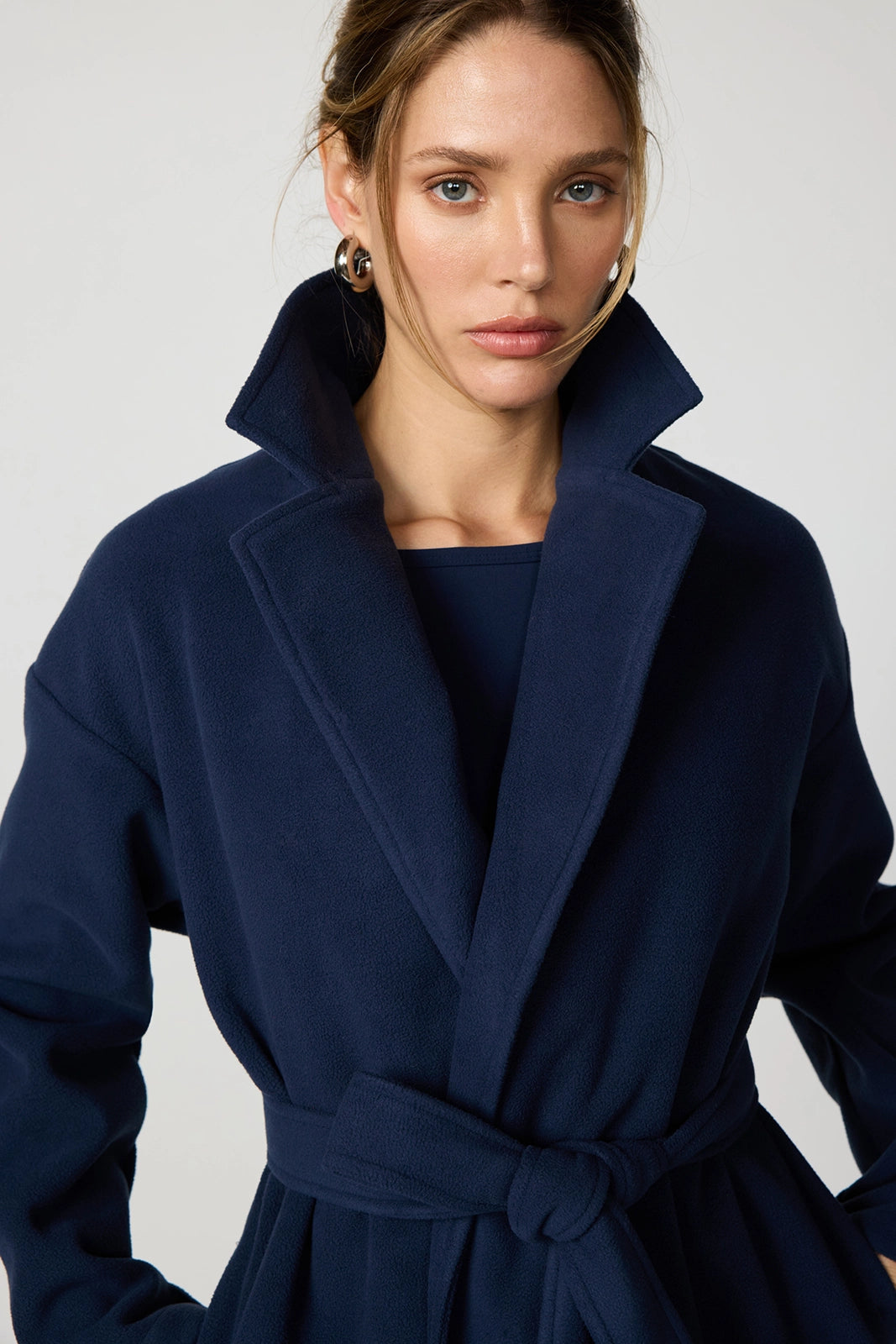 Elevate Wrap Jacket - Navy Blazer