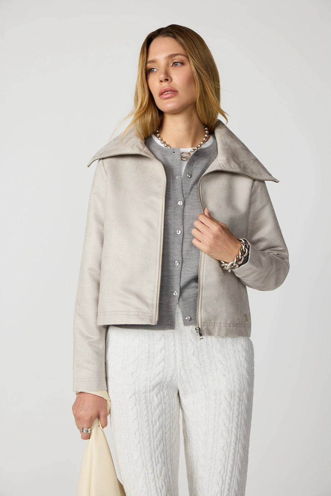 Suede Jacket - Island Fossil