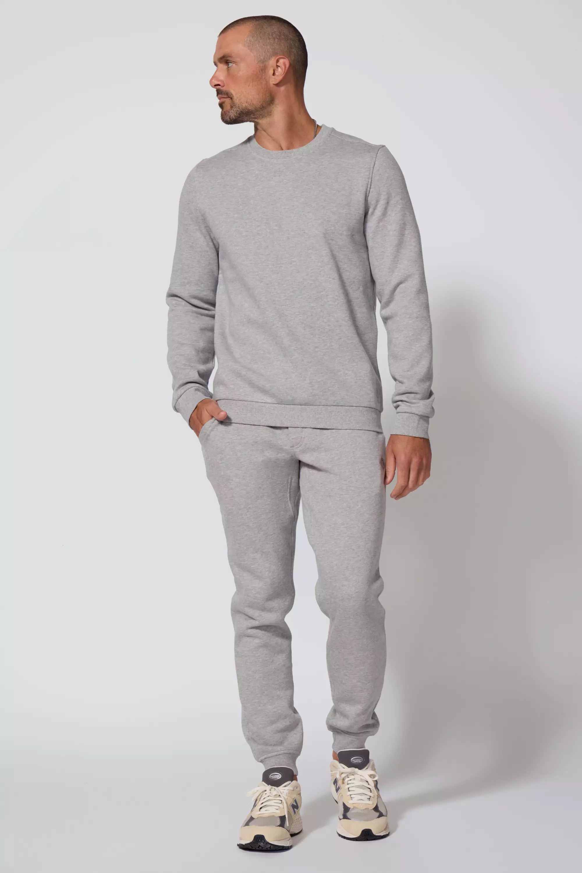 Men's Luxefleece Sweatshirt - Htr Concrete