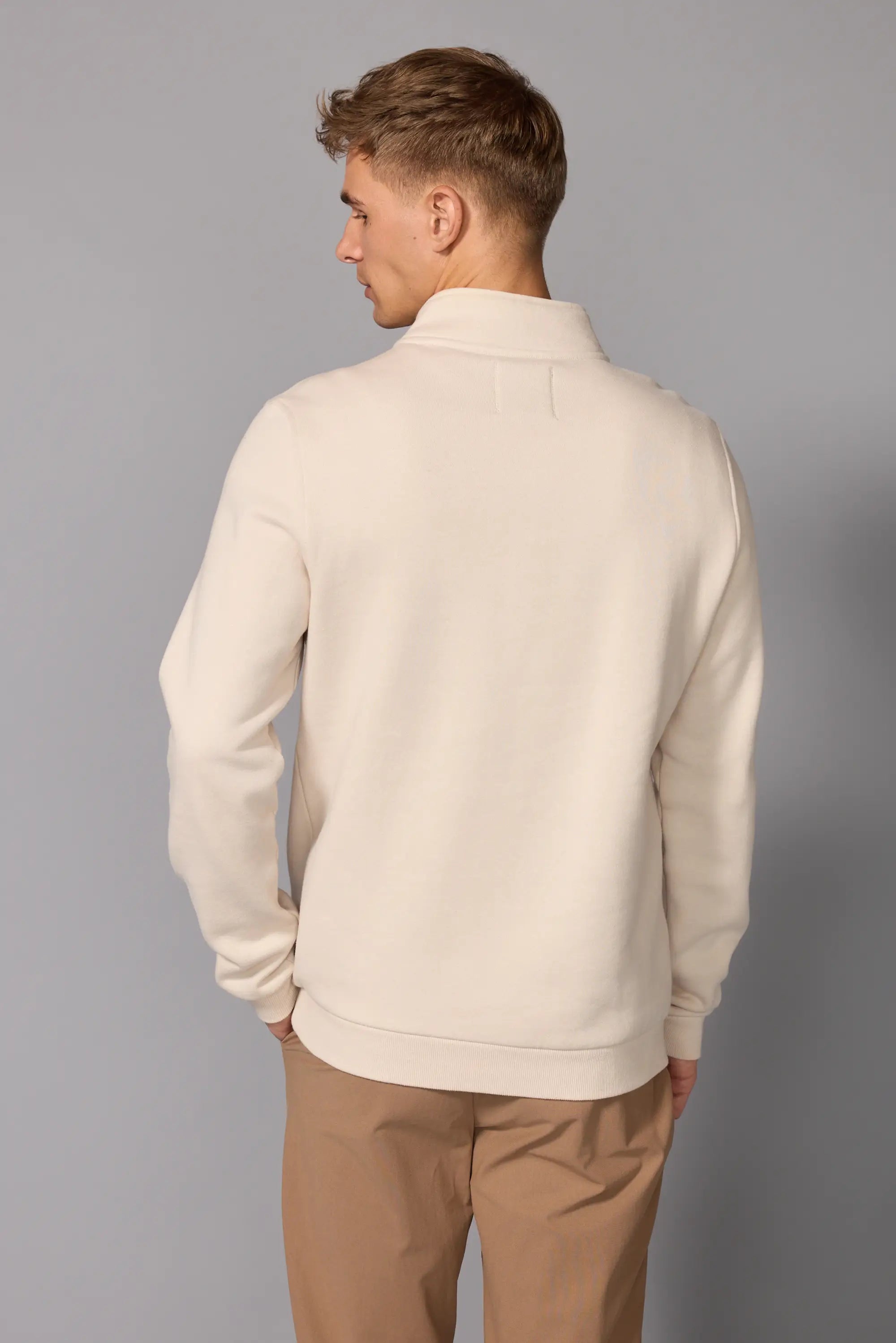 Men's Luxefleece 1/4 Zip  - Stone