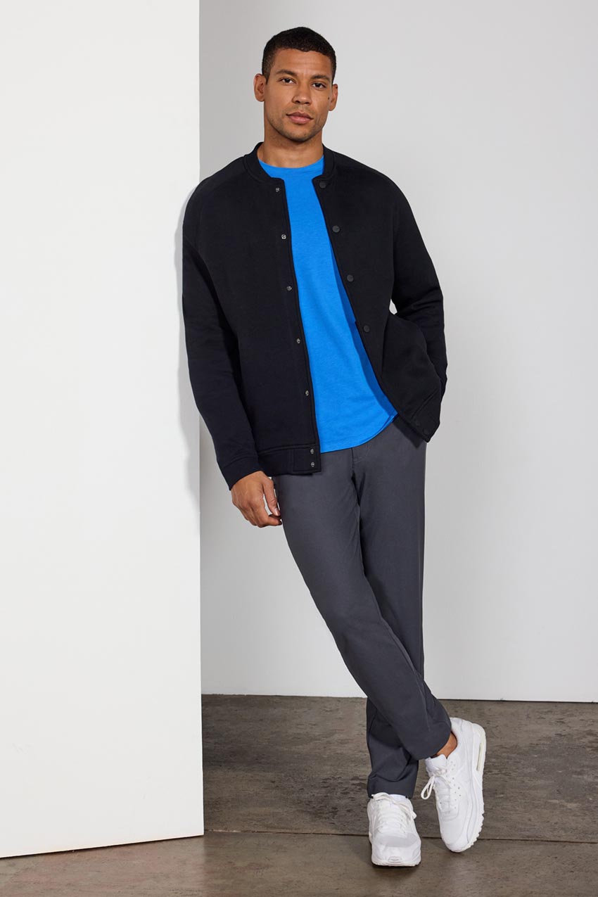 Men's Luxefleece Bomber Jacket - Black