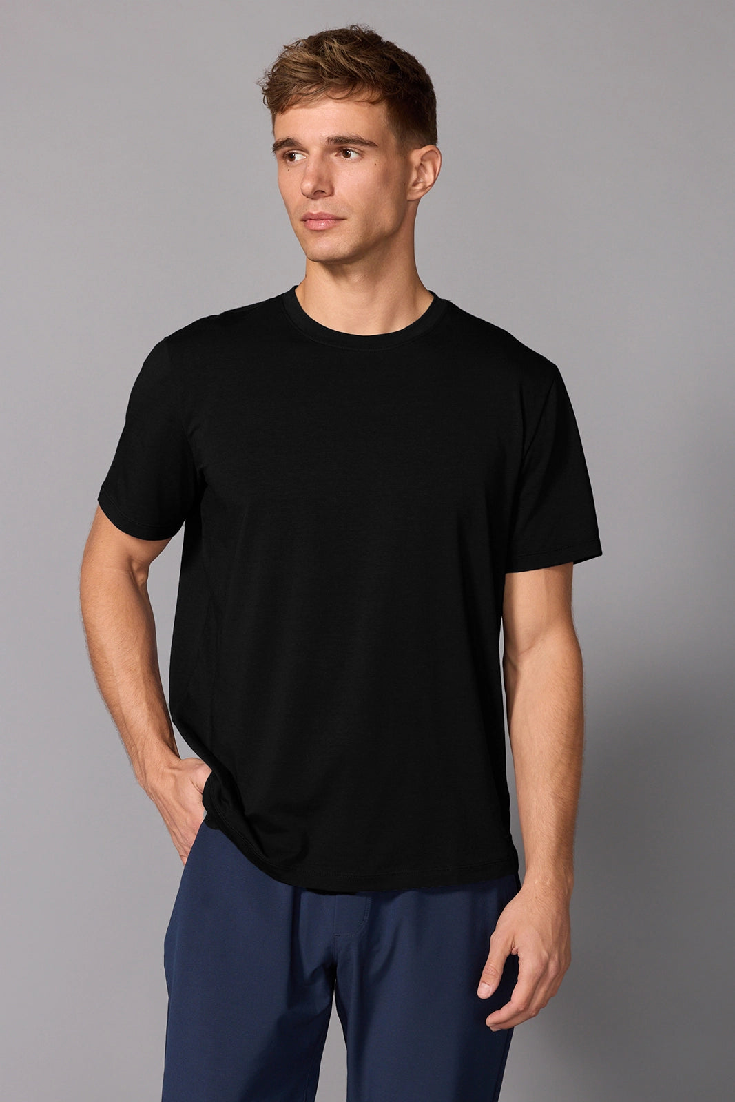 Pima Cotton Tee - Black