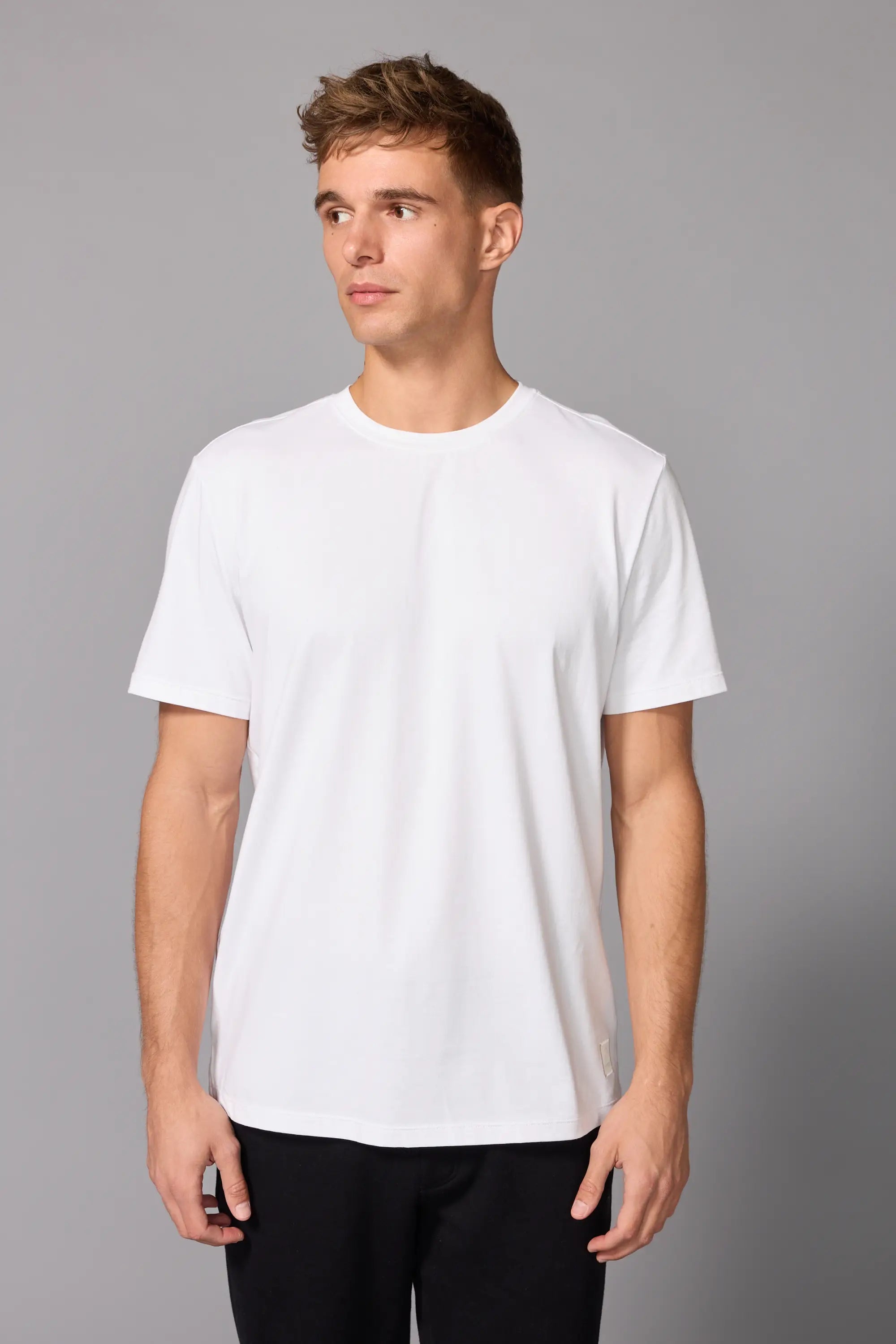 Pima Cotton Tee - Brilliant White