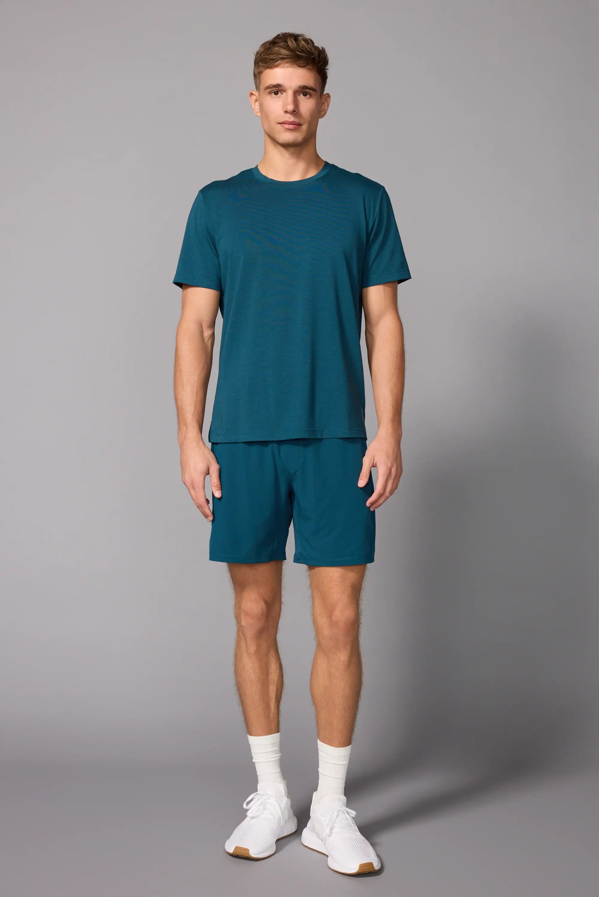 Stride Short with Liner - 7" - Reflecting Pond