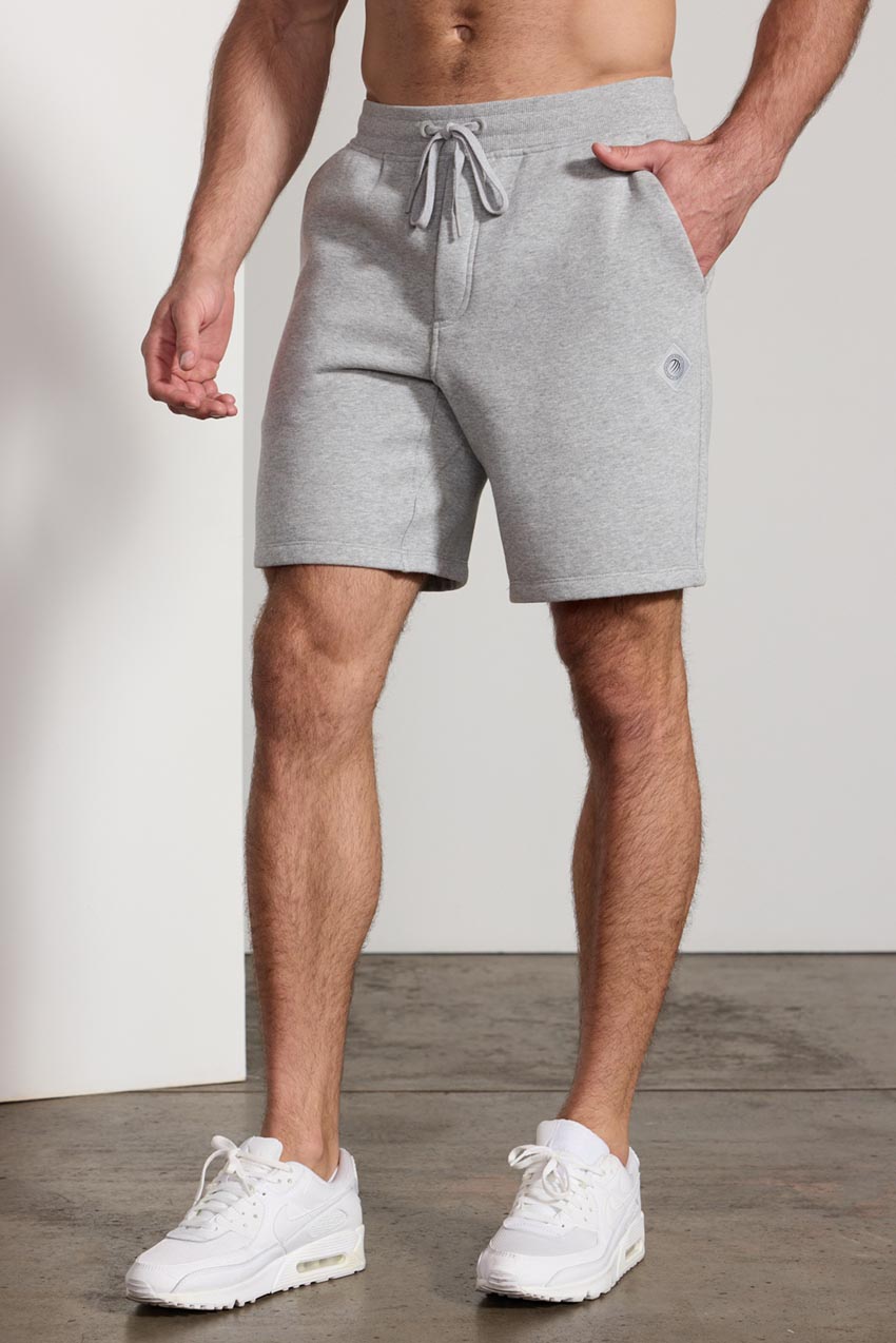 Men's Luxefleece Short - Htr Concrete